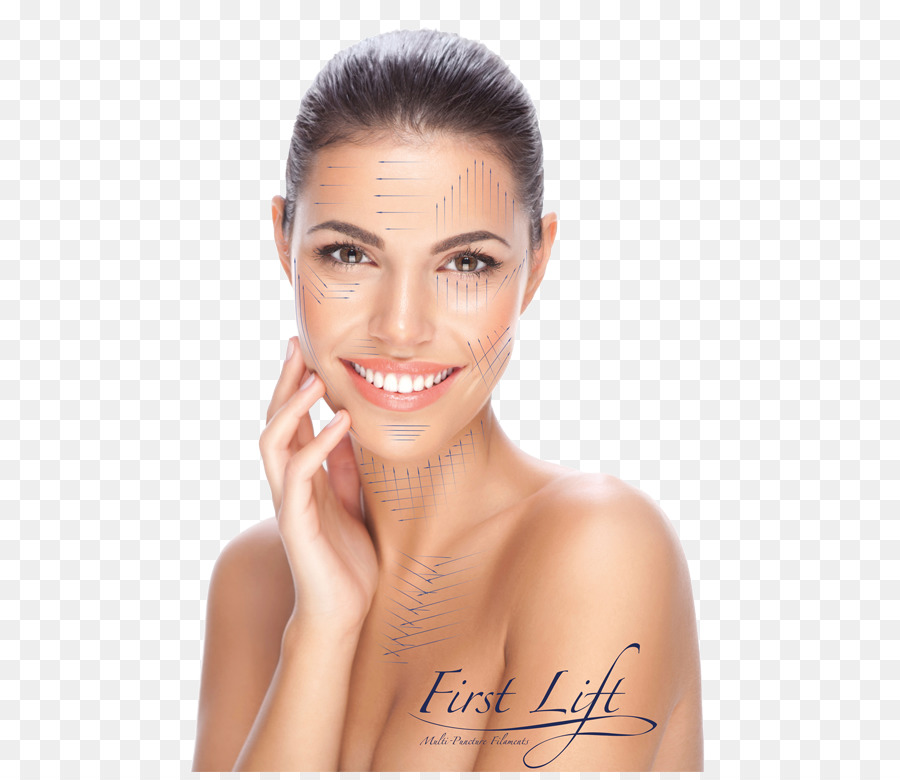 Mujer Con Lineas，Rostro PNG