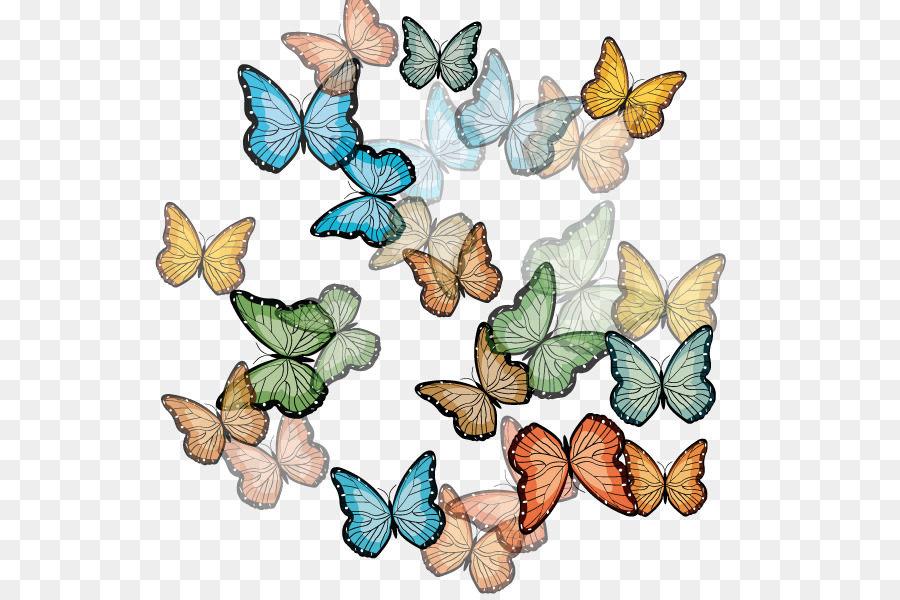 Mariposas Coloridas，Vuelo PNG