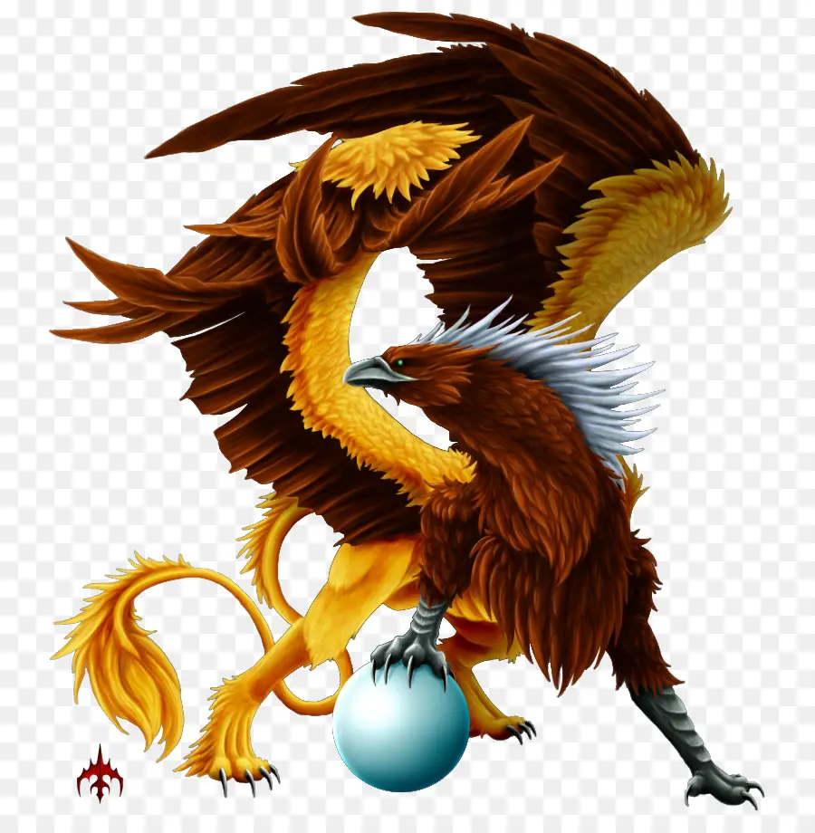 Griffin，águila PNG