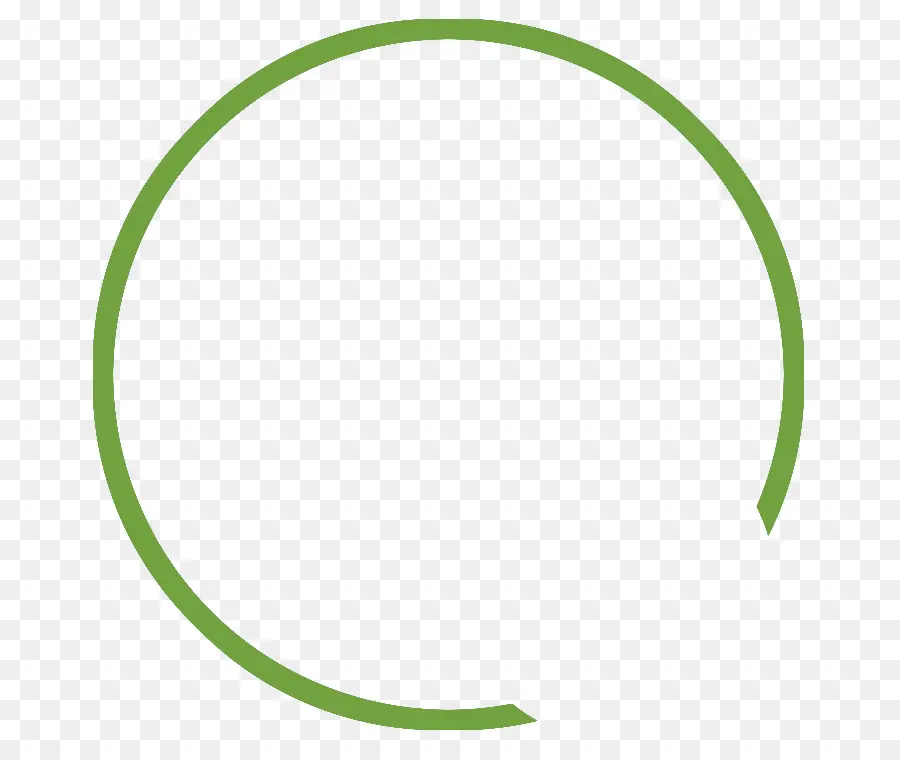 Circulo Verde，Incompleto PNG