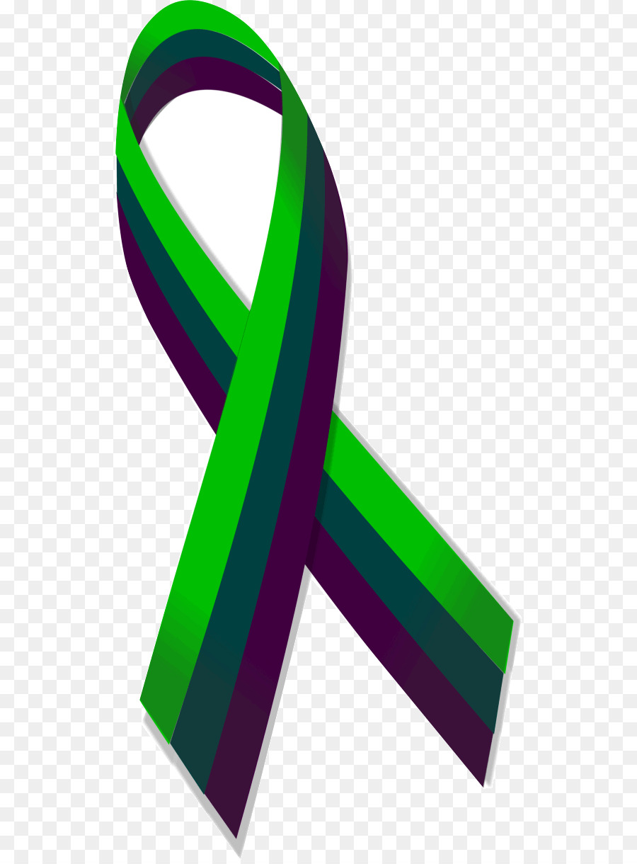 Cinta Verde Y Morada，Conciencia PNG