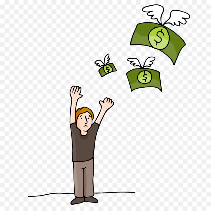 Dinero Volador，Dinero PNG