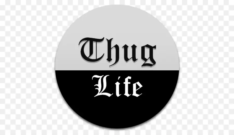 Thug Life，Diseño Gráfico PNG