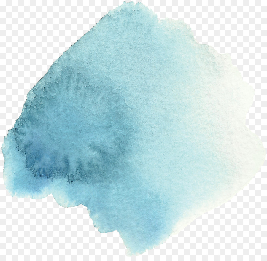 Acuarela Azul，Pintar PNG