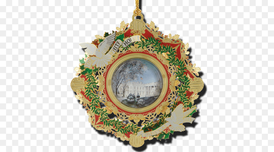 Adorno De Navidad，La Casa Blanca PNG