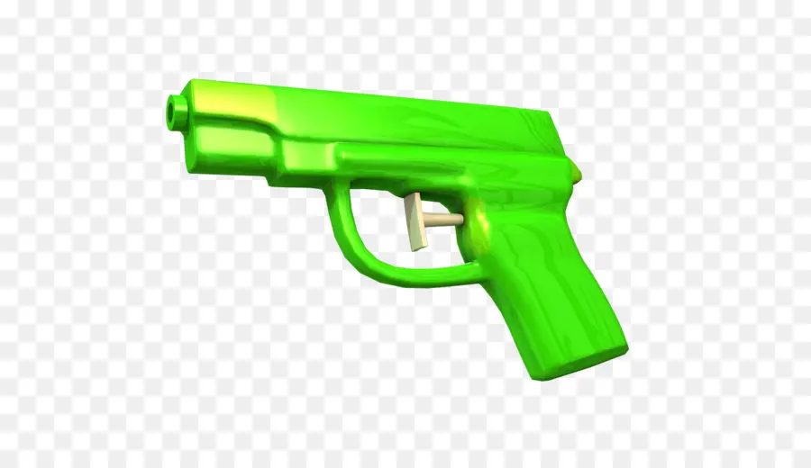 Pistola De Juguete Verde，Plástico PNG