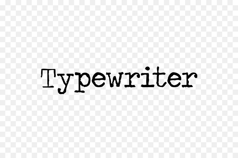 American Typewriter，El Tipo De Letra PNG
