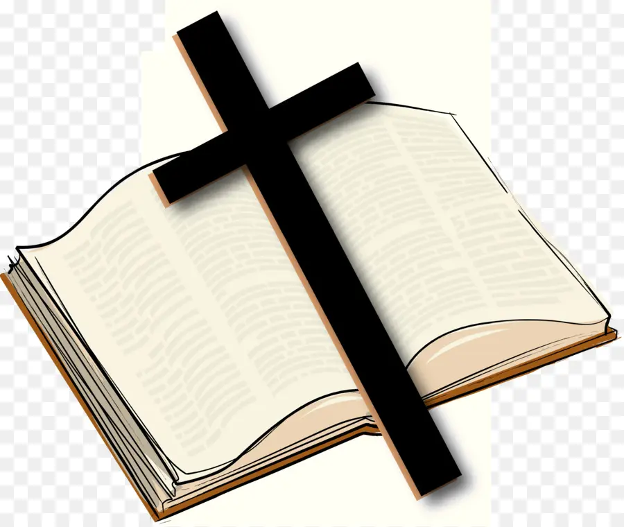 La Biblia，Cruz Cristiana PNG