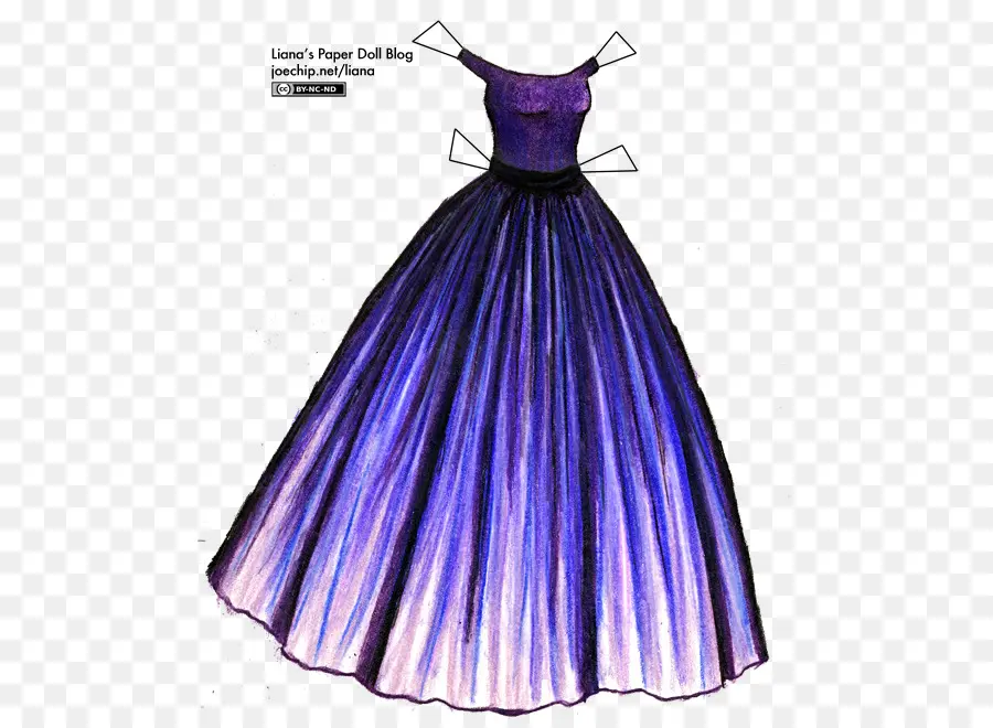 Vestido Morado，Vestido PNG