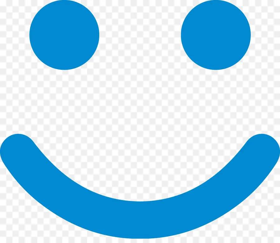 Cara Sonriente Azul，Emojis PNG