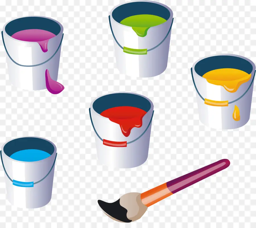 Cubos De Pintura，Cuadro PNG