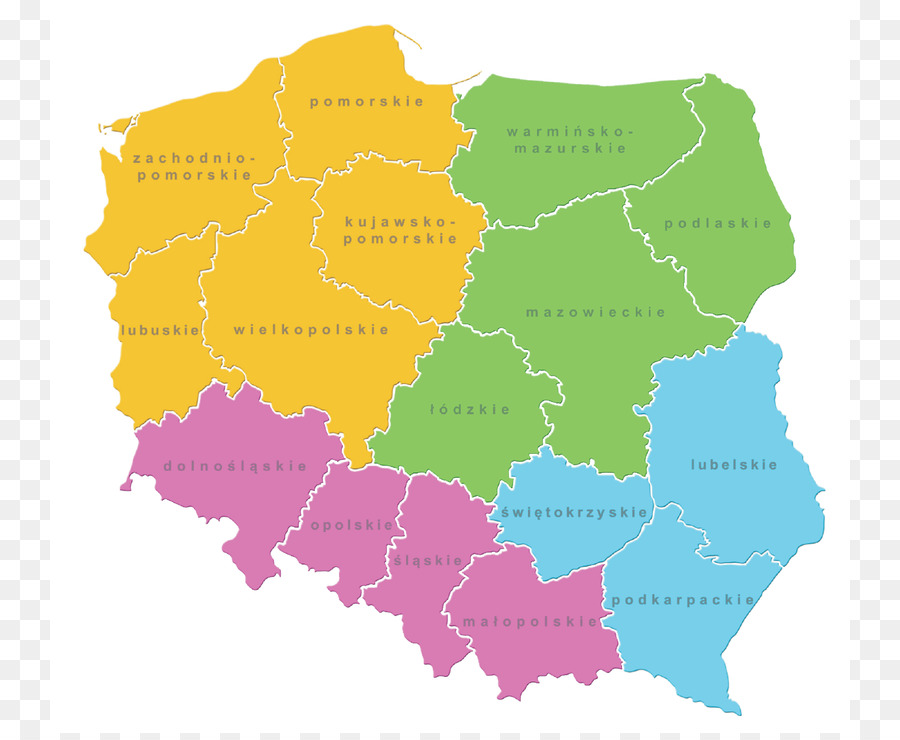 Polonia，Mapa PNG