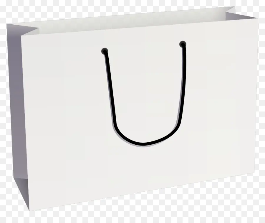 Bolsa De Compras Blanca，Minorista PNG