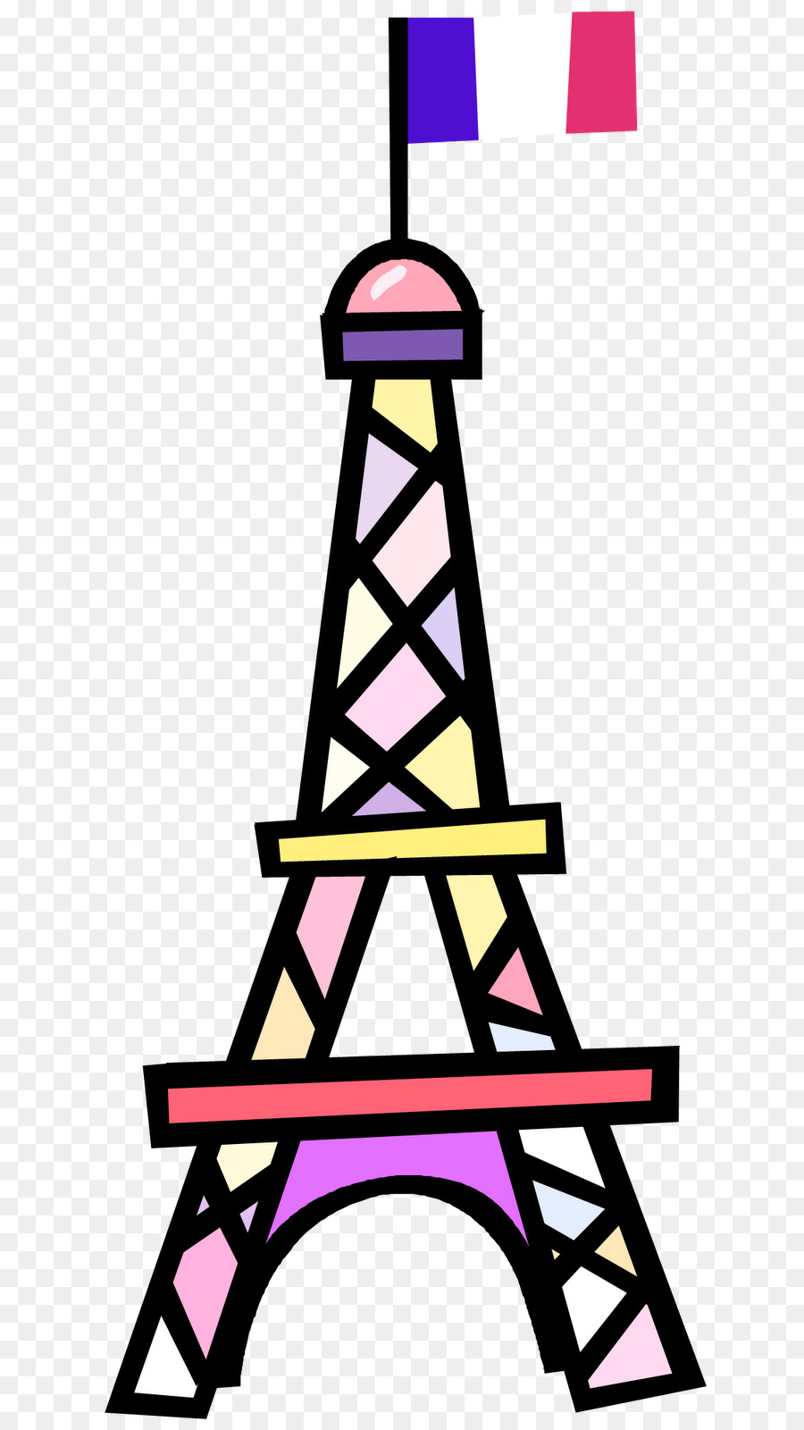 La Torre Eiffel，Notredame De Paris PNG