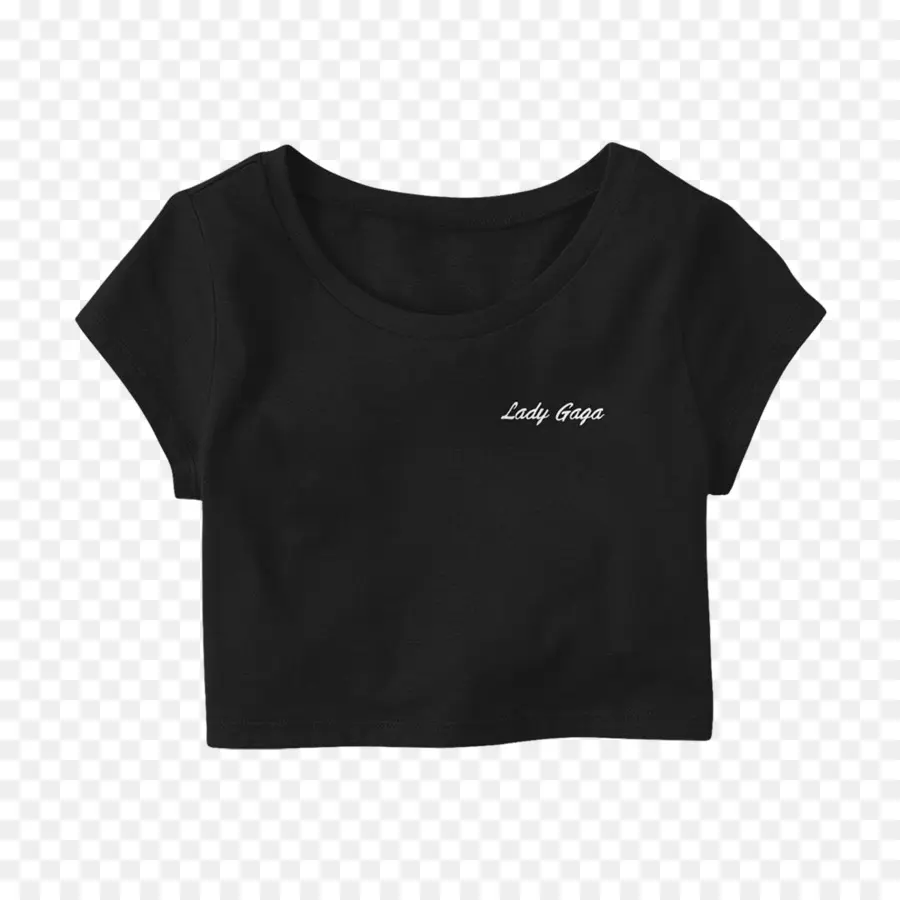 Top Corto Negro，Camisa PNG