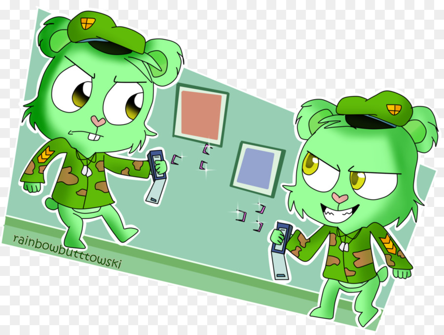 Oso Verde De Dibujos Animados，Oso PNG