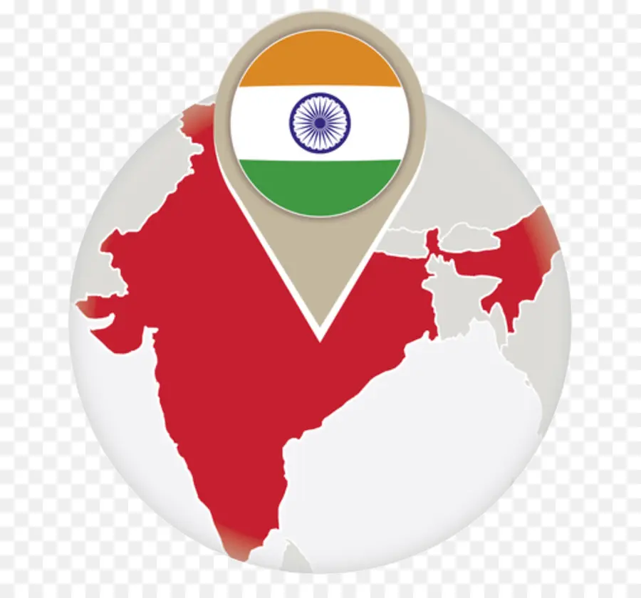 Bandera India，Mapa PNG