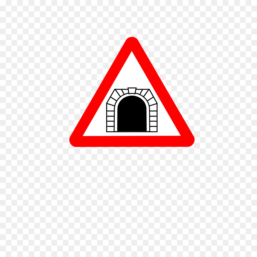 Señal De Túnel，Advertencia PNG