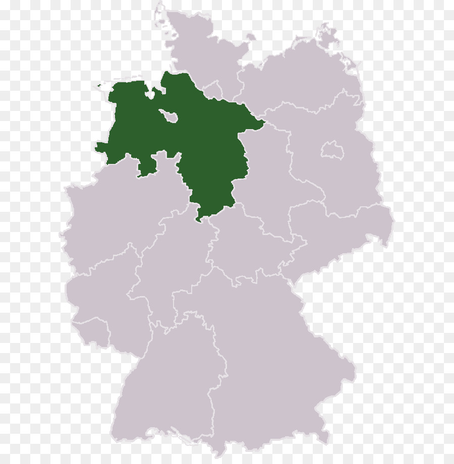 Mapa De Alemania，Regiones PNG