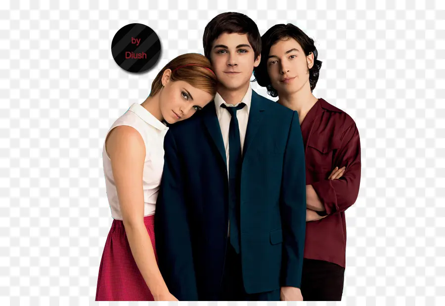 Emma Watson，Logan Lerman PNG