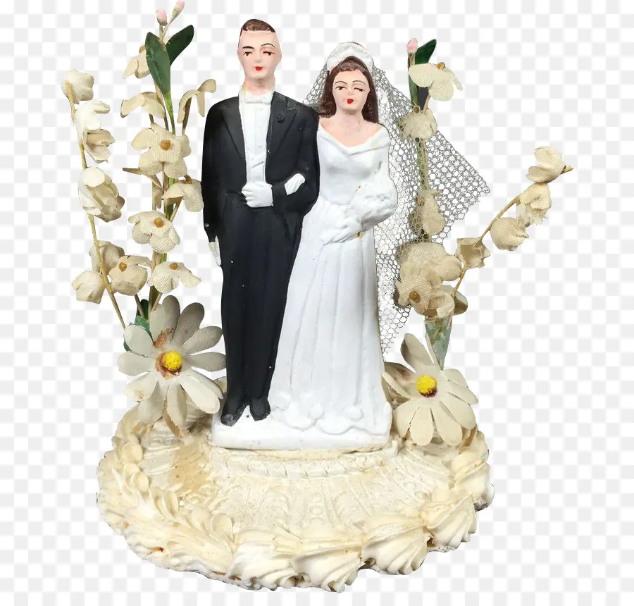 Adorno Para Tarta De Boda，Novia PNG