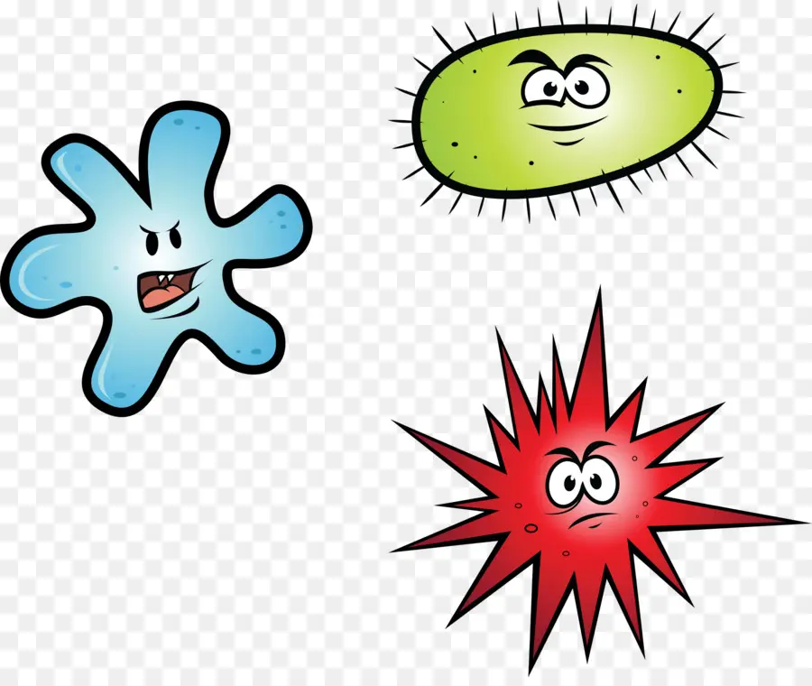 Las Bacterias，De Dibujos Animados PNG