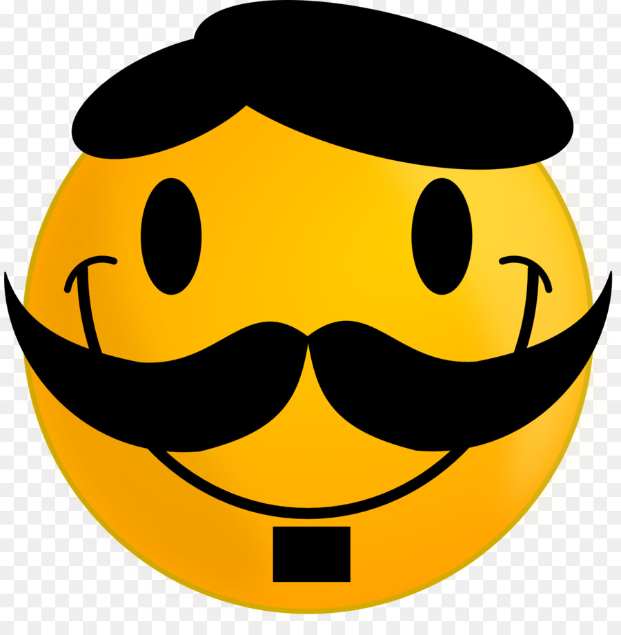 Cara Sonriente，Bigote PNG