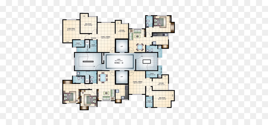 Plan De Piso，Casa PNG