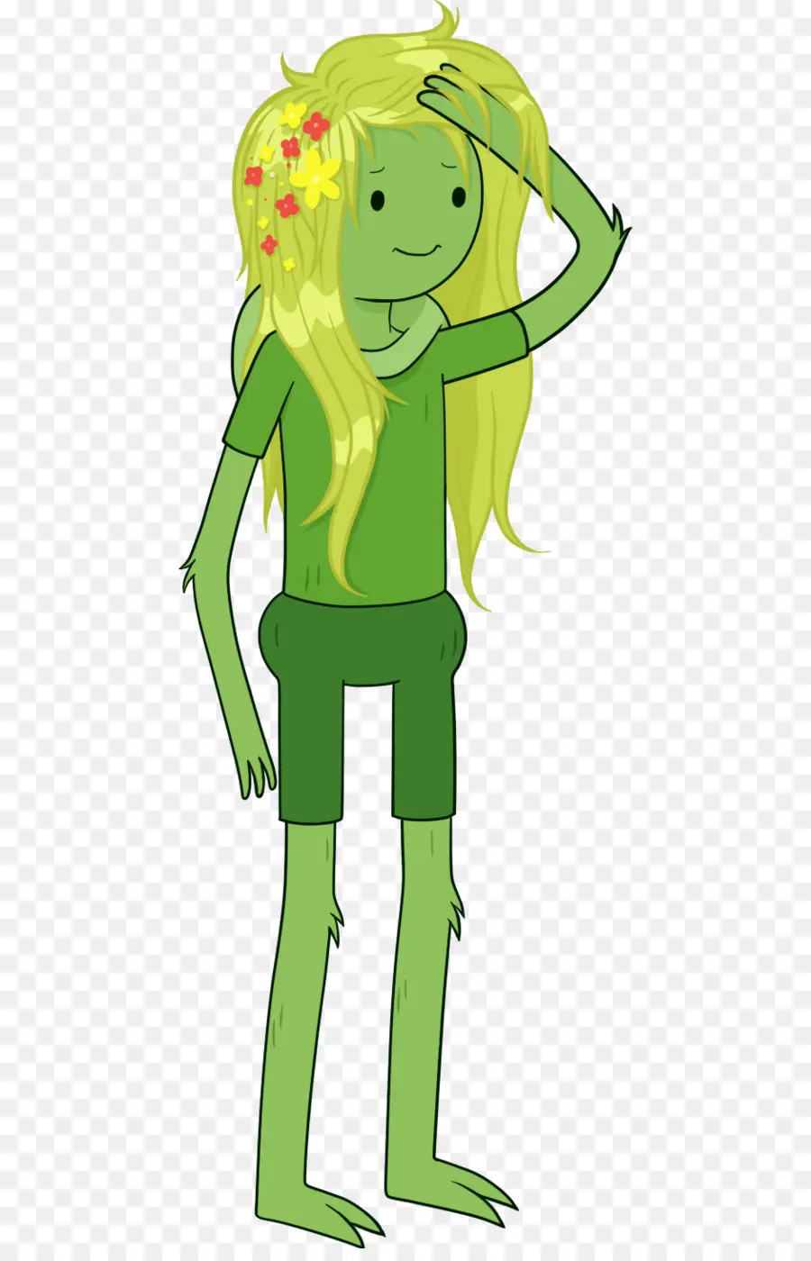 Carácter Verde，Animación PNG