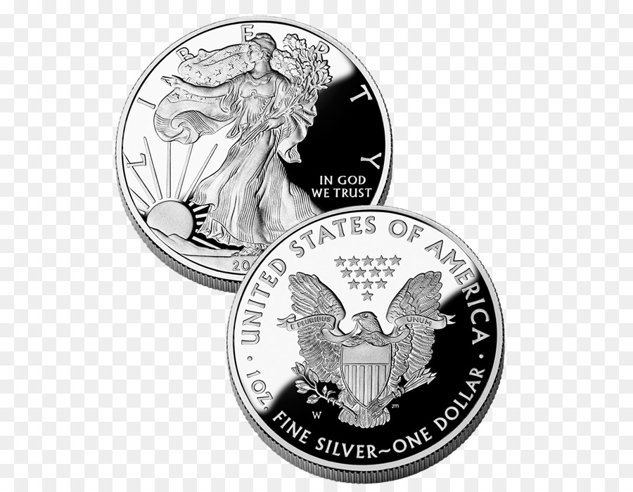 Estados Unidos，American Silver Eagle PNG