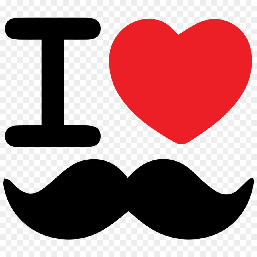 Me Encanta El Bigote，Corazón PNG