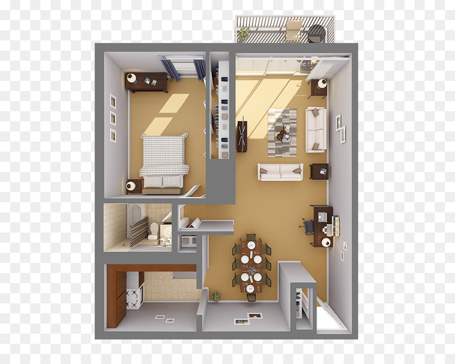 Plan De Piso，Apartamento PNG