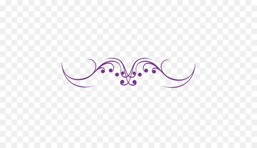 Adorno Decorativo Morado，Diseño PNG