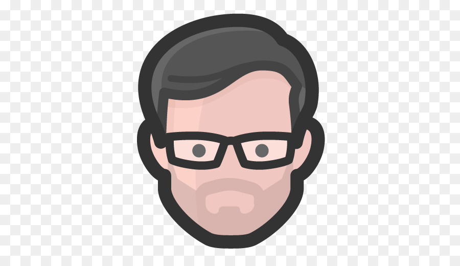 Hombre Con Gafas，Barba PNG