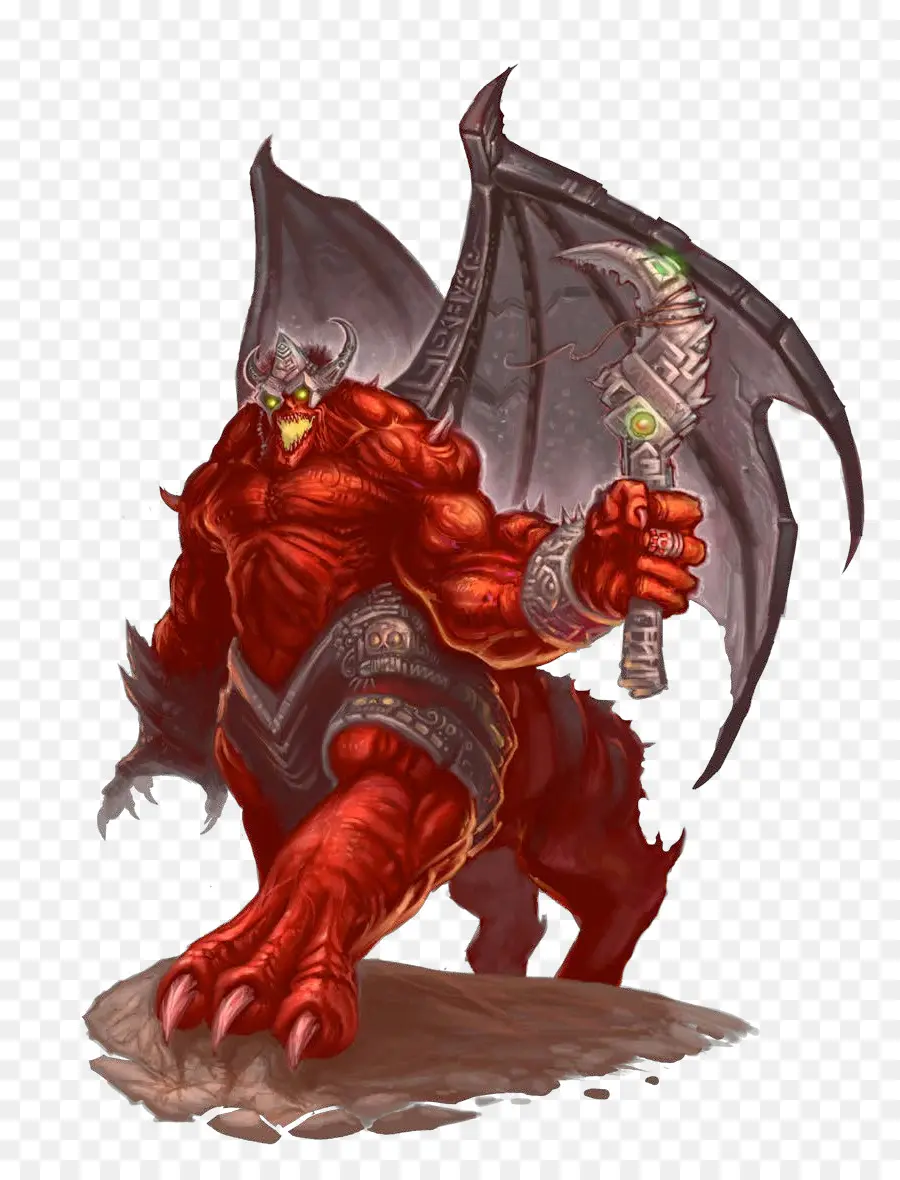 Demonio，Rojo PNG