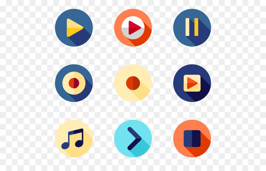 Iconos De Control De Medios，Jugar PNG