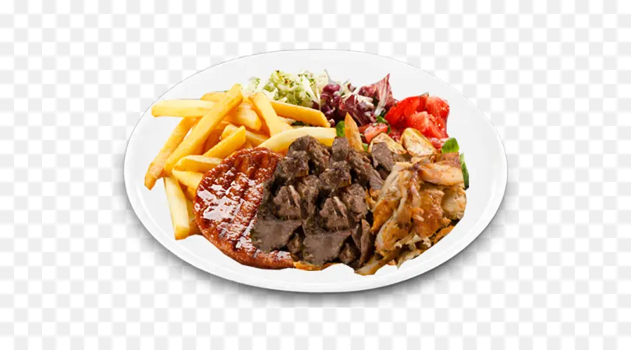 Plato Parrilla Mixta，Papas Fritas PNG