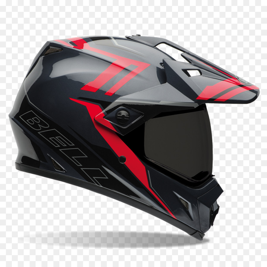 Casco Negro Y Rojo，Motocicleta PNG