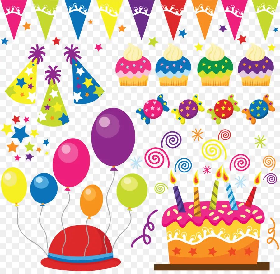 Fiesta De Cumpleaños，Pastel PNG