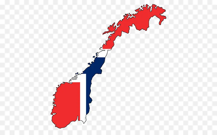 Mapa De Noruega，Bandera PNG