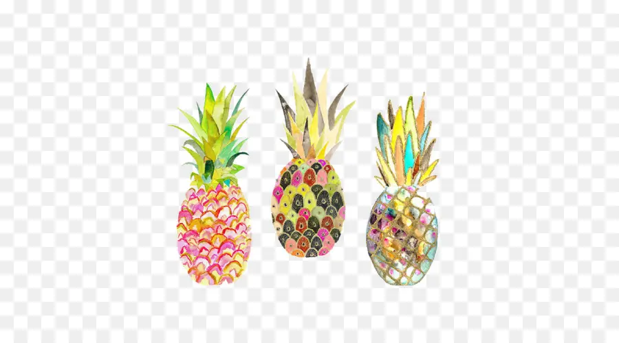 Piña，Pintura De Acuarela PNG