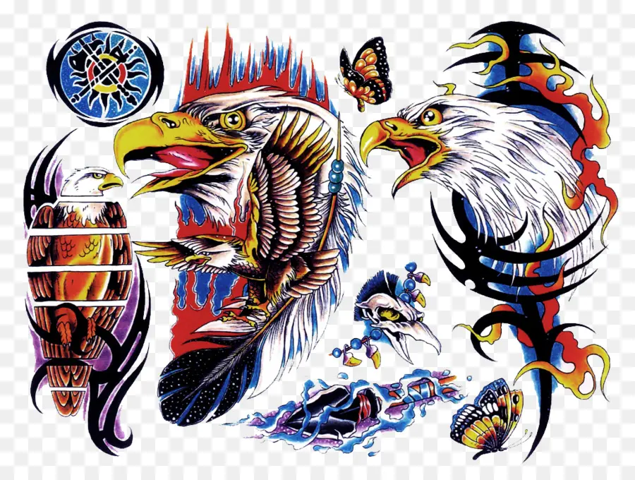 Tatuajes De Águila，Pájaro PNG