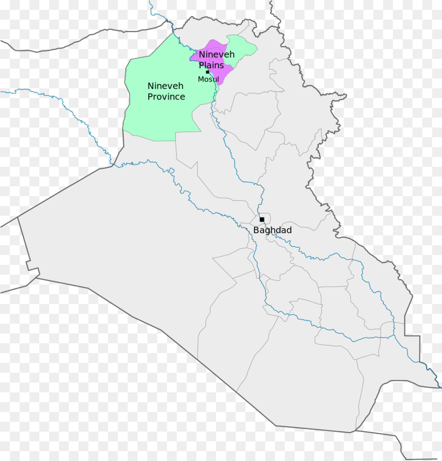 Mapa De Irak，País PNG