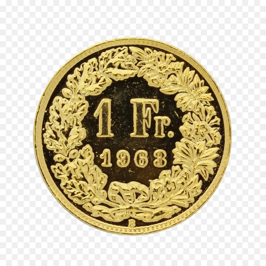 Moneda De Oro，1 Franco PNG