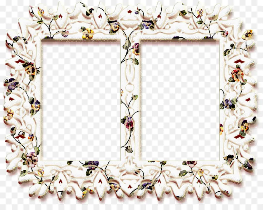 Marco Decorativo，Floral PNG