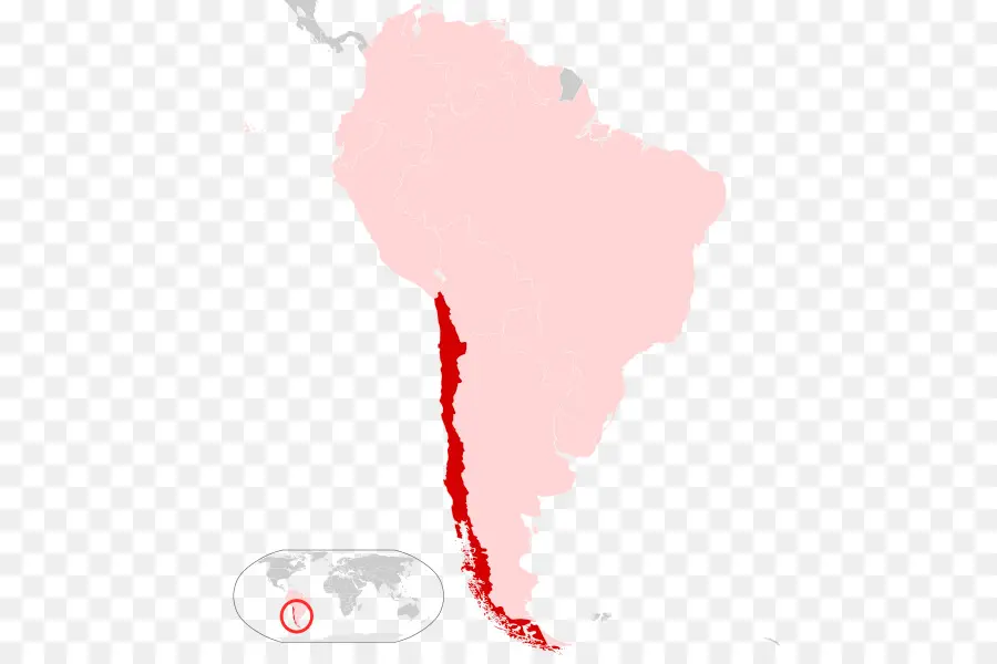 Mapa De Chile，País PNG