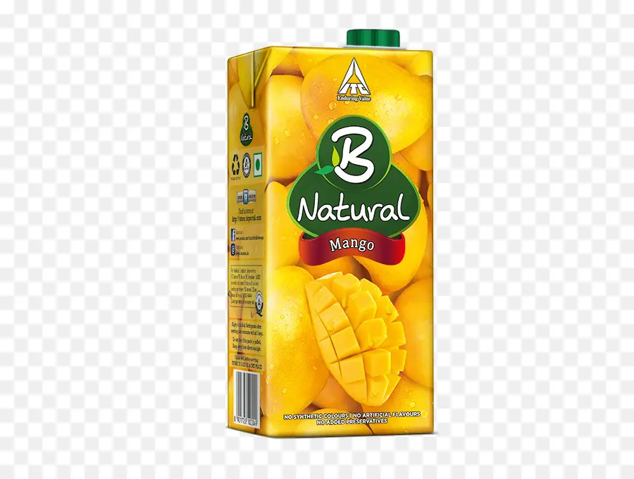 Jugo De Mango，Caja De Cartón PNG