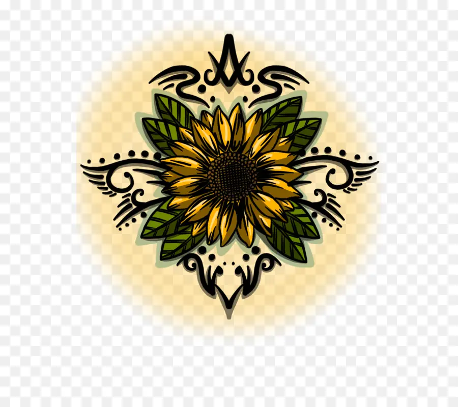 Girasol，Hojas PNG