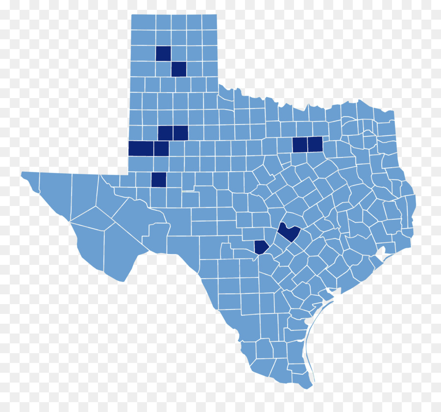 Texas，Mapa PNG