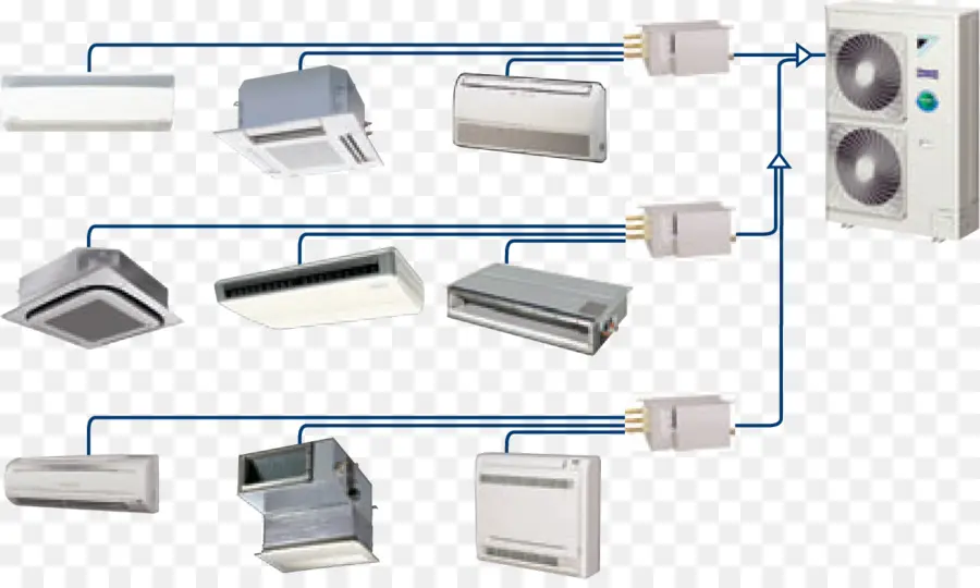 Unidades De Aire Acondicionado，Enfriamiento PNG